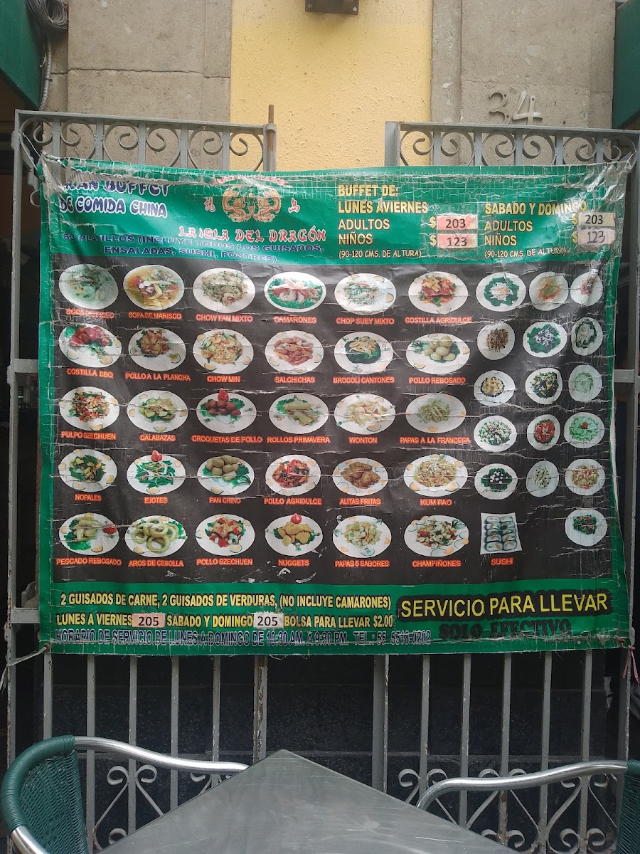 La isla de los dragones Menu - Image 1